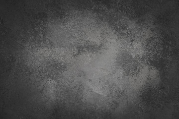 Concrete texture, loft interior wall background. Vignette