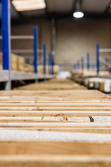Rock core samples at the Geological Survey of Northern Ireland.