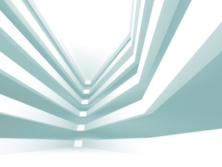 Abstract Modern White Architecture Background