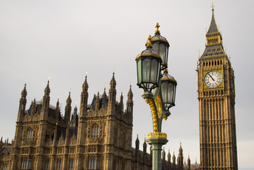 Fototapeta na wymiar Houses of parliament, London