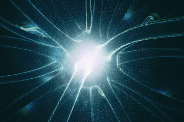 Neuron wallpaper, medicine concept