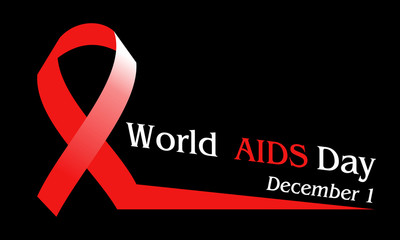 World AIDS Day Slogan. World Aids Day concept