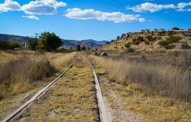 Fototapeta na wymiar Railroad landscape