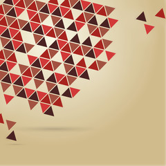 Eps10  background design.Abstract colorful triangles vector background.