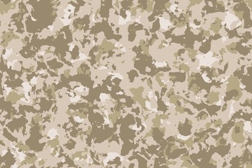 Seamless desert camouflage background or texture.