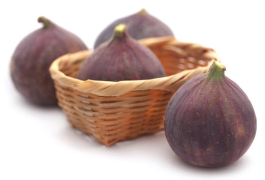 Fresh organic common figs