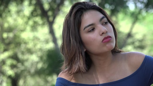 Angry Female Teen