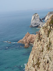 Portugal - Cabo da roca - Rochers de la pointe occidentale de l'Europe