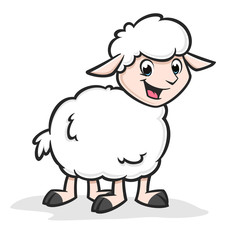 Cartoon Funny Sheep