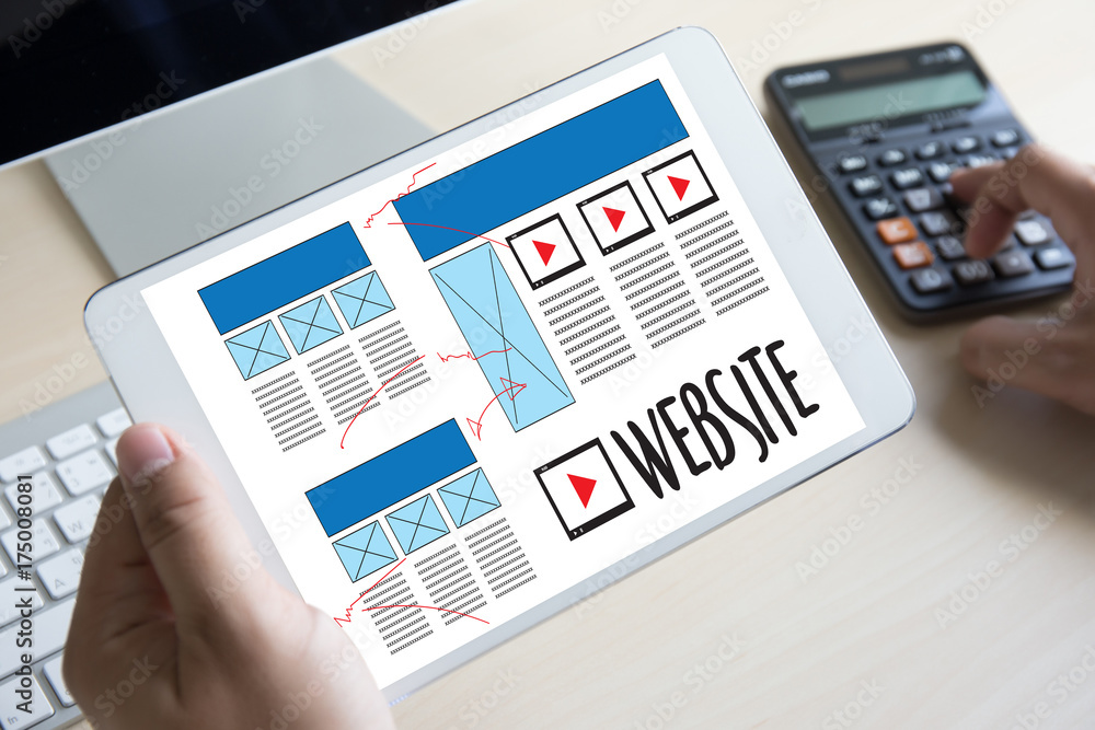 Poster web design layout sketch drawing software media www and graphic layout website development project