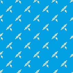 Chain link pattern seamless blue