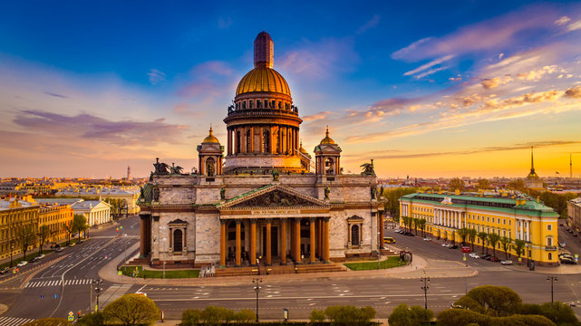 Panorama of Saint Petersburg. Russia.