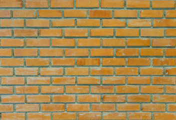 Red brick wall texture background, old texture of red stone blocks closeup