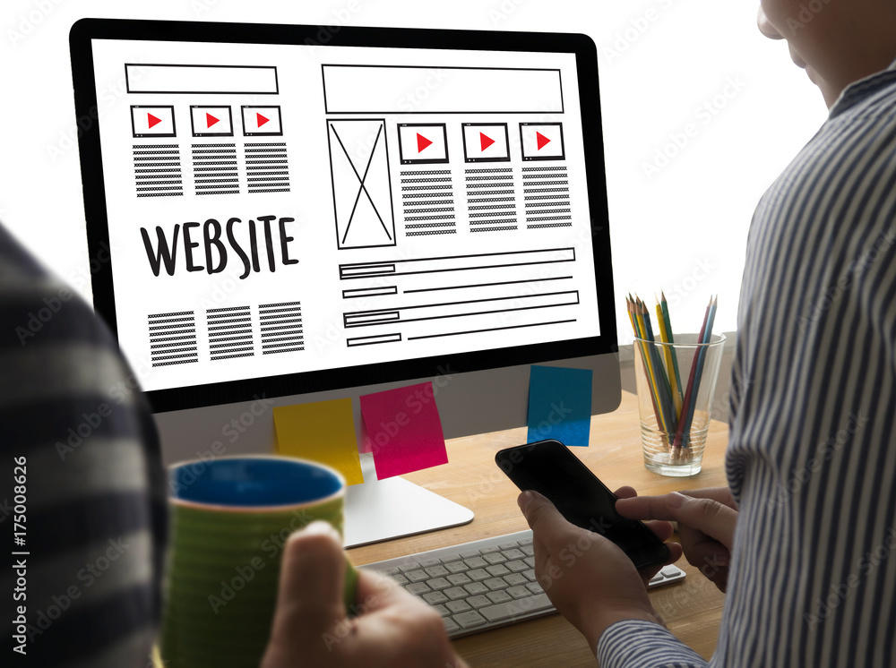 Poster web design layout sketch drawing software media www and graphic layout website development project