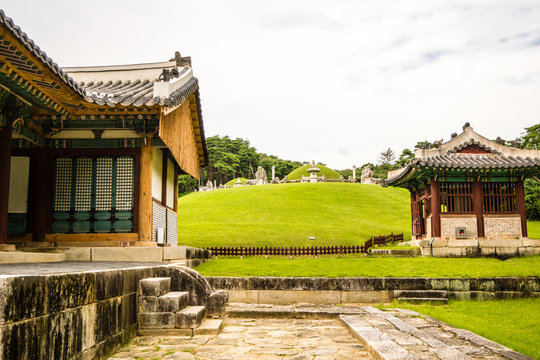 The Royal Tomb of King Hyojong. (UNESCO World heritage site)