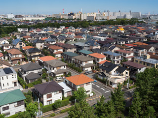 東京近郊の住宅街