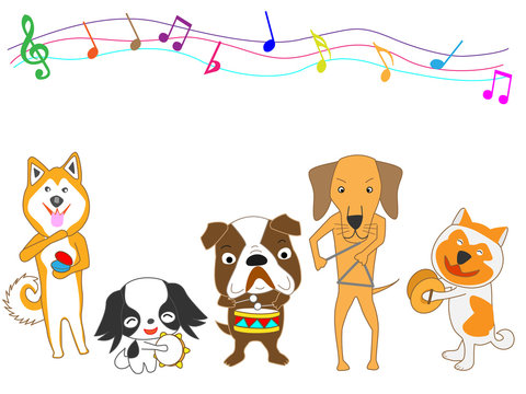 犬のコンサート