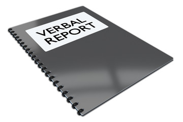 Verbal Report concept