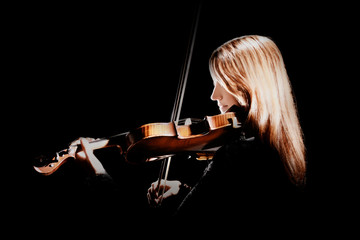 Violin player Violinist playing violin classical musician © Alenavlad