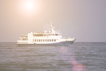 tourist ship in black sea