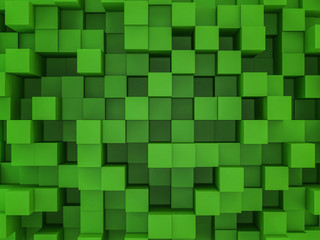 Abstract square mosaic background. 3D rendering