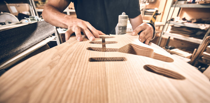 Manufacture of guitars of the brand Woodstock.