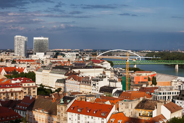 Fototapeta na wymiar Bratislava Capital City Cityscape in Slovakia