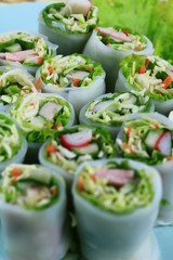 fresh spring rolls thai style