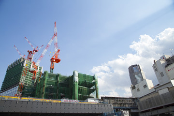 再開発中の渋谷駅東口