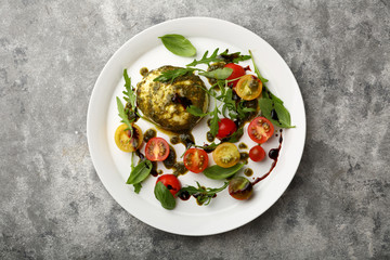  cherry tomato caprese salad