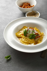 Pasta with mushrooms