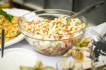 Catering & Buffet / Schüssel mit Obstsalat
