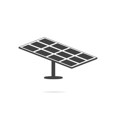 Solar panel icon vector transparent