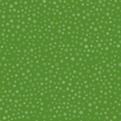 Seamless colored snowflakes pattern. Snowflakes background. Vector illustration