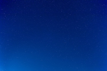 Milky way stars photographed with wide-angle lens. 