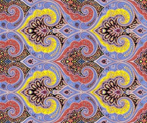 Abstract paisley pattern