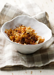    Pie and vareniki cabbage stuffing.style rustic