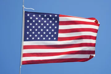 Foto auf Leinwand vlag van Amerika © twanwiermans