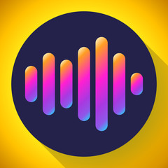 sound waves vector icon soundwave logo vectoor