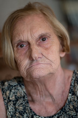 Elderly woman portrait