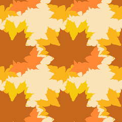 Herbstblätter - Kachelung - Nahtlos - Muster