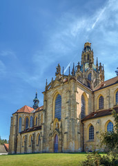 Fototapeta na wymiar Church in Abbey of Kladruby, Czech republic