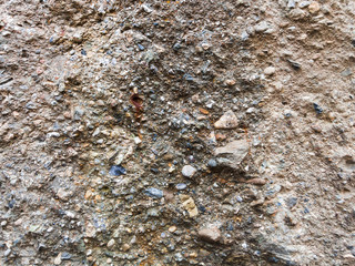 texture of old sedimentary rock in Crimea