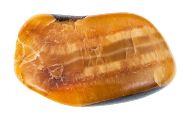 tumbled Simbircite (Yellow Calcite) gemstone