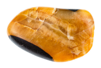 polished Simbircite (Yellow Calcite) gemstone