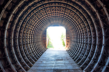Tunnel and light in the end of it
