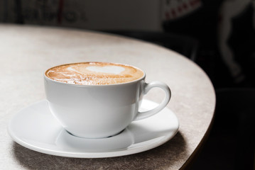 cup of cappuccino