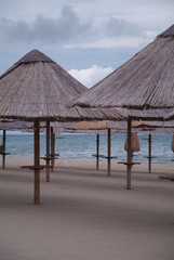 umbrellas on the beach