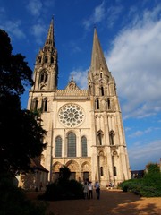 Fototapeta na wymiar cathédrale de Chartres, Eur et Loir