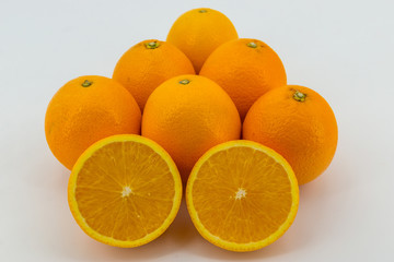 fresh orange isolated
